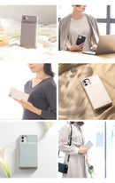 [iPhone 11専用]salisty(サリスティ)キャッシュレス ケース [サックスブルー]
