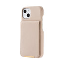 [iPhone 13専用]salisty(サリスティ)キャッシュレスケース slim[グレージュ]