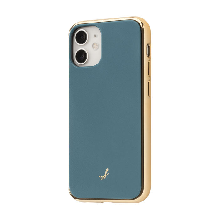 [iPhone 12 mini 専用]salisty(サリスティ)マットカラー耐衝撃ハードケース[ターコイズ]