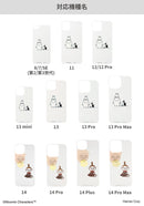 【iPhone 15 Plus/iPhone 14/14 Pro/14 Plus/14 Pro Max/13/13 Pro/13 Pro Max/12/12 Pro/11/8/7/SE(第2/第3世代)専用】ムーミン iFace 背面クリアケース用インナーシート