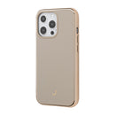 [iPhone 13 専用]salisty(サリスティ)マットカラー耐衝撃ハードケース[グレージュ]