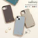 salisy マットカラー耐衝撃ハードケース【iPhone 15/15 Pro/14/14 Pro/13 専用】