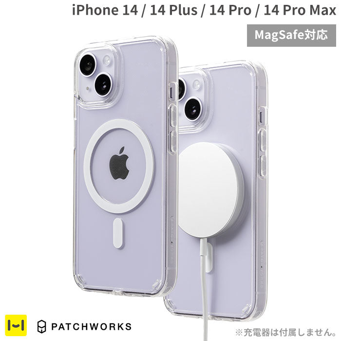 [iPhone 15/15 Pro/15 Plus/15 Pro Max/14/14 Pro/14 Plus/14 Pro Max専用]PATCHWORKS LUMINA MagSafe対応 ケース(クリア)