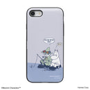 [iPhone 14/14 Pro/13/13 mini/13 Pro/12/12 Pro/11/XR/8/7/SE(第2/第3世代)専用]ムーミン Latootoo カード収納型 ミラー付きiPhoneケース
