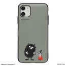 [iPhone 14/14 Pro/13/13 mini/13 Pro/12/12 Pro/11/XR/8/7/SE(第2/第3世代)専用]ムーミン Latootoo カード収納型 ミラー付きiPhoneケース