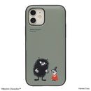 [iPhone 14/14 Pro/13/13 mini/13 Pro/12/12 Pro/11/XR/8/7/SE(第2/第3世代)専用]ムーミン Latootoo カード収納型 ミラー付きiPhoneケース