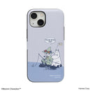 [iPhone 14/14 Pro/13/13 mini/13 Pro/12/12 Pro/11/XR/8/7/SE(第2/第3世代)専用]ムーミン Latootoo カード収納型 ミラー付きiPhoneケース