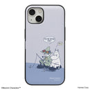 [iPhone 14/14 Pro/13/13 mini/13 Pro/12/12 Pro/11/XR/8/7/SE(第2/第3世代)専用]ムーミン Latootoo カード収納型 ミラー付きiPhoneケース