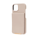 [iPhone 14専用]salisty(サリスティ)キャッシュレスケース slim[グレージュ]