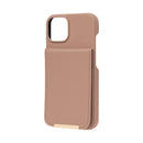 [iPhone 14専用]salisty(サリスティ)キャッシュレスケース slim[ピンクベージュ]