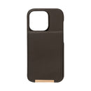 [iPhone 14 Pro専用]salisty(サリスティ)キャッシュレスケース slim[ナイトオリーブ]